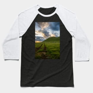 Golden Hour at Mount Elephant, Derrinallum, Victoria, Australia Baseball T-Shirt